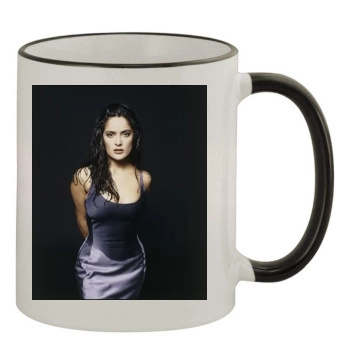 Salma Hayek 11oz Colored Rim & Handle Mug