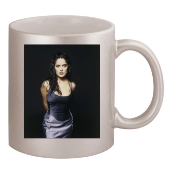 Salma Hayek 11oz Metallic Silver Mug