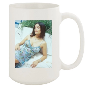 Salma Hayek 15oz White Mug