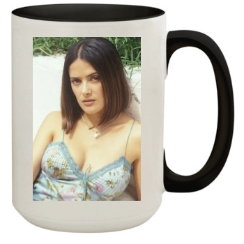 Salma Hayek 15oz Colored Inner & Handle Mug