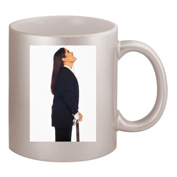 Salma Hayek 11oz Metallic Silver Mug