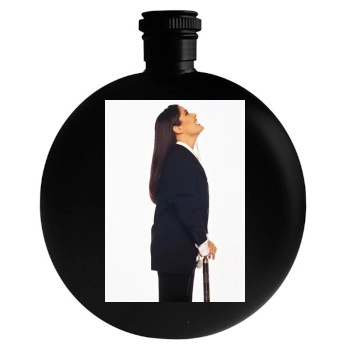 Salma Hayek Round Flask