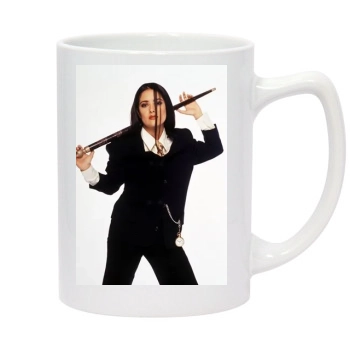 Salma Hayek 14oz White Statesman Mug