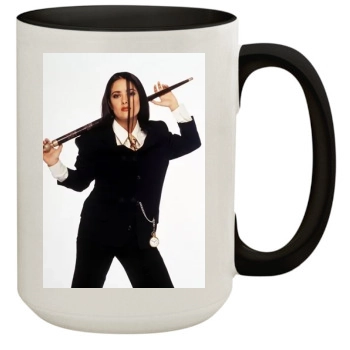 Salma Hayek 15oz Colored Inner & Handle Mug