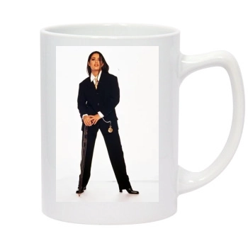 Salma Hayek 14oz White Statesman Mug