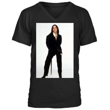 Salma Hayek Men's V-Neck T-Shirt