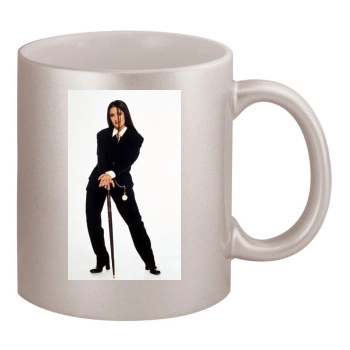 Salma Hayek 11oz Metallic Silver Mug