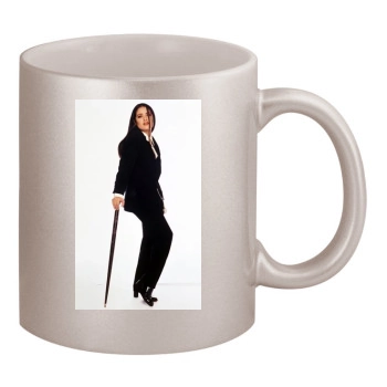 Salma Hayek 11oz Metallic Silver Mug