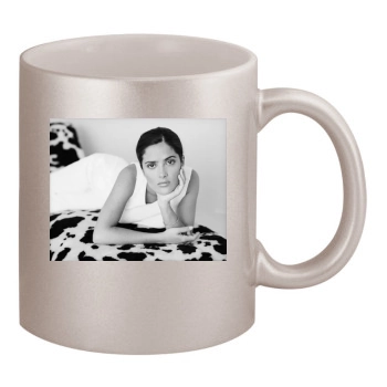 Salma Hayek 11oz Metallic Silver Mug