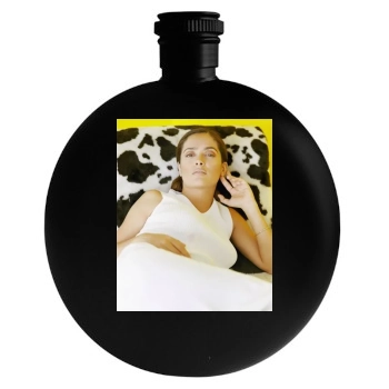 Salma Hayek Round Flask