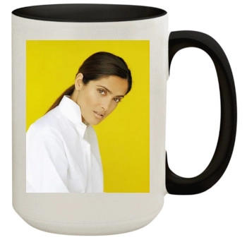 Salma Hayek 15oz Colored Inner & Handle Mug