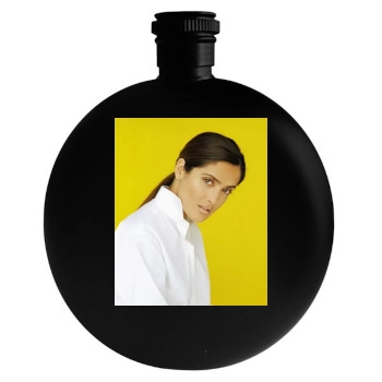 Salma Hayek Round Flask