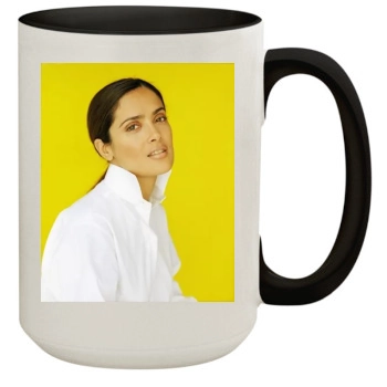 Salma Hayek 15oz Colored Inner & Handle Mug