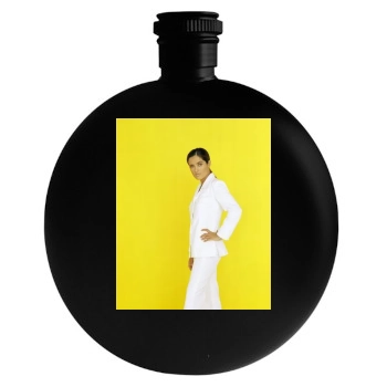 Salma Hayek Round Flask