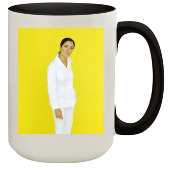 Salma Hayek 15oz Colored Inner & Handle Mug