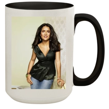 Salma Hayek 15oz Colored Inner & Handle Mug