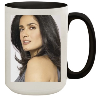 Salma Hayek 15oz Colored Inner & Handle Mug