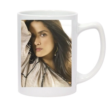 Salma Hayek 14oz White Statesman Mug