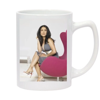 Salma Hayek 14oz White Statesman Mug