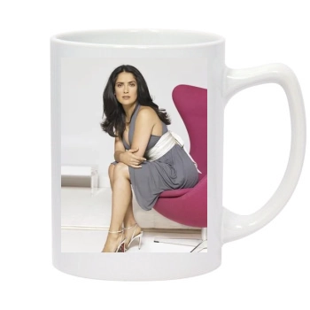 Salma Hayek 14oz White Statesman Mug