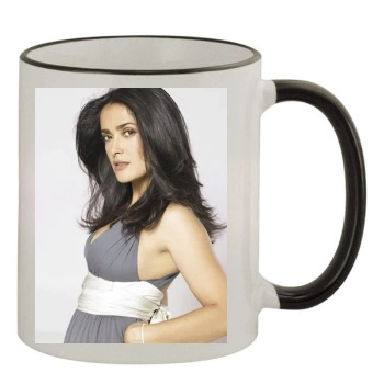 Salma Hayek 11oz Colored Rim & Handle Mug