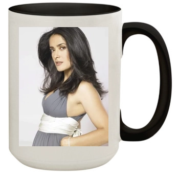 Salma Hayek 15oz Colored Inner & Handle Mug