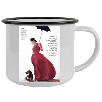 Salma Hayek Camping Mug