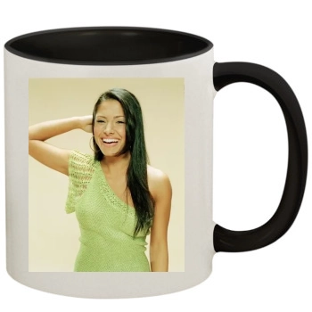 Sarah Shahi 11oz Colored Inner & Handle Mug