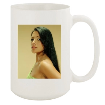 Sarah Shahi 15oz White Mug