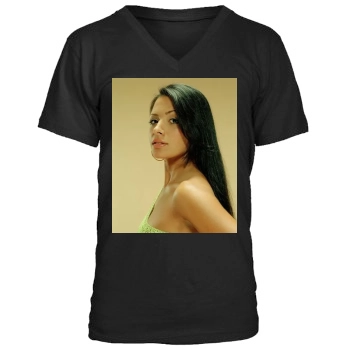 Sarah Shahi Men's V-Neck T-Shirt