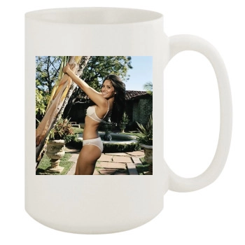 Sarah Shahi 15oz White Mug