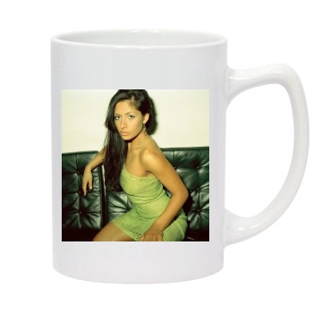 Sarah Shahi 14oz White Statesman Mug