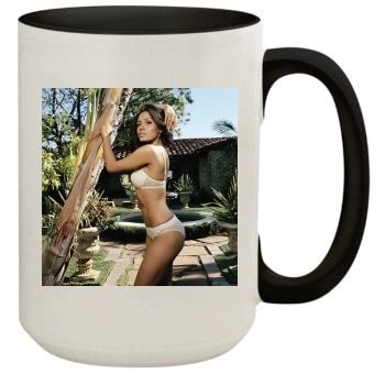 Sarah Shahi 15oz Colored Inner & Handle Mug