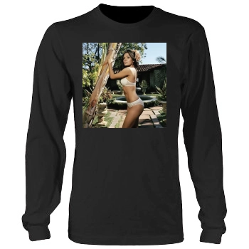 Sarah Shahi Men's Heavy Long Sleeve TShirt