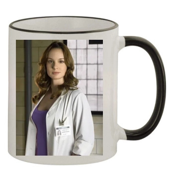 Sarah Wayne Callies 11oz Colored Rim & Handle Mug