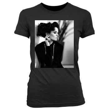 Sarah Wayne Callies Women's Junior Cut Crewneck T-Shirt