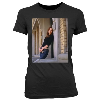 Sarah Wayne Callies Women's Junior Cut Crewneck T-Shirt