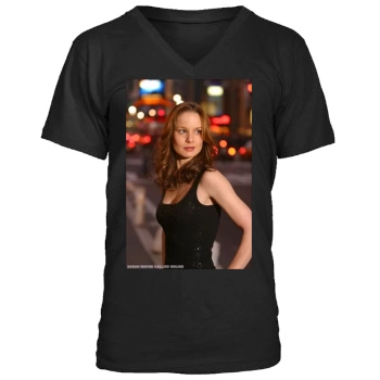 Sarah Wayne Callies Men's V-Neck T-Shirt