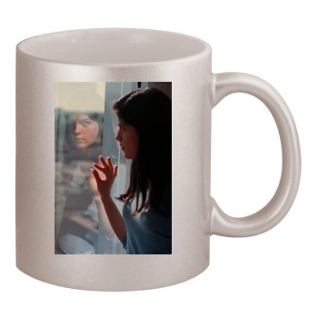 Selma Blair 11oz Metallic Silver Mug