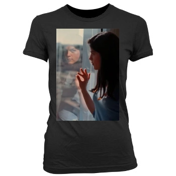 Selma Blair Women's Junior Cut Crewneck T-Shirt