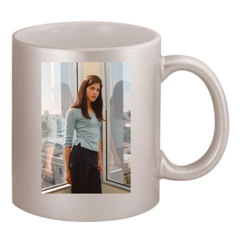 Selma Blair 11oz Metallic Silver Mug