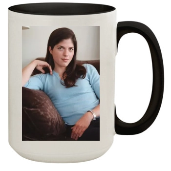 Selma Blair 15oz Colored Inner & Handle Mug