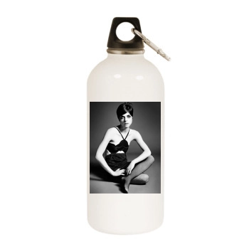 Selma Blair White Water Bottle With Carabiner