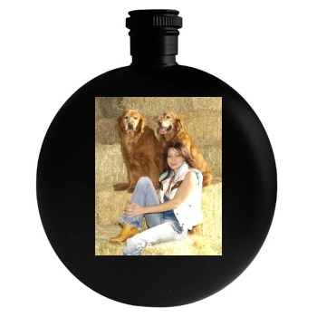 Shannen Doherty Round Flask