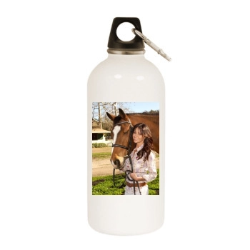 Shannen Doherty White Water Bottle With Carabiner