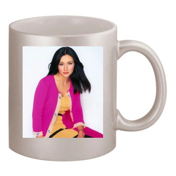 Shannen Doherty 11oz Metallic Silver Mug