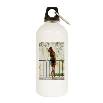 Sophia Bush White Water Bottle With Carabiner