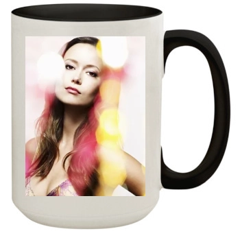 Summer Glau 15oz Colored Inner & Handle Mug