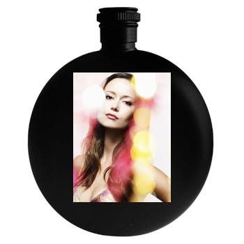 Summer Glau Round Flask