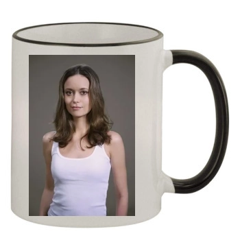 Summer Glau 11oz Colored Rim & Handle Mug